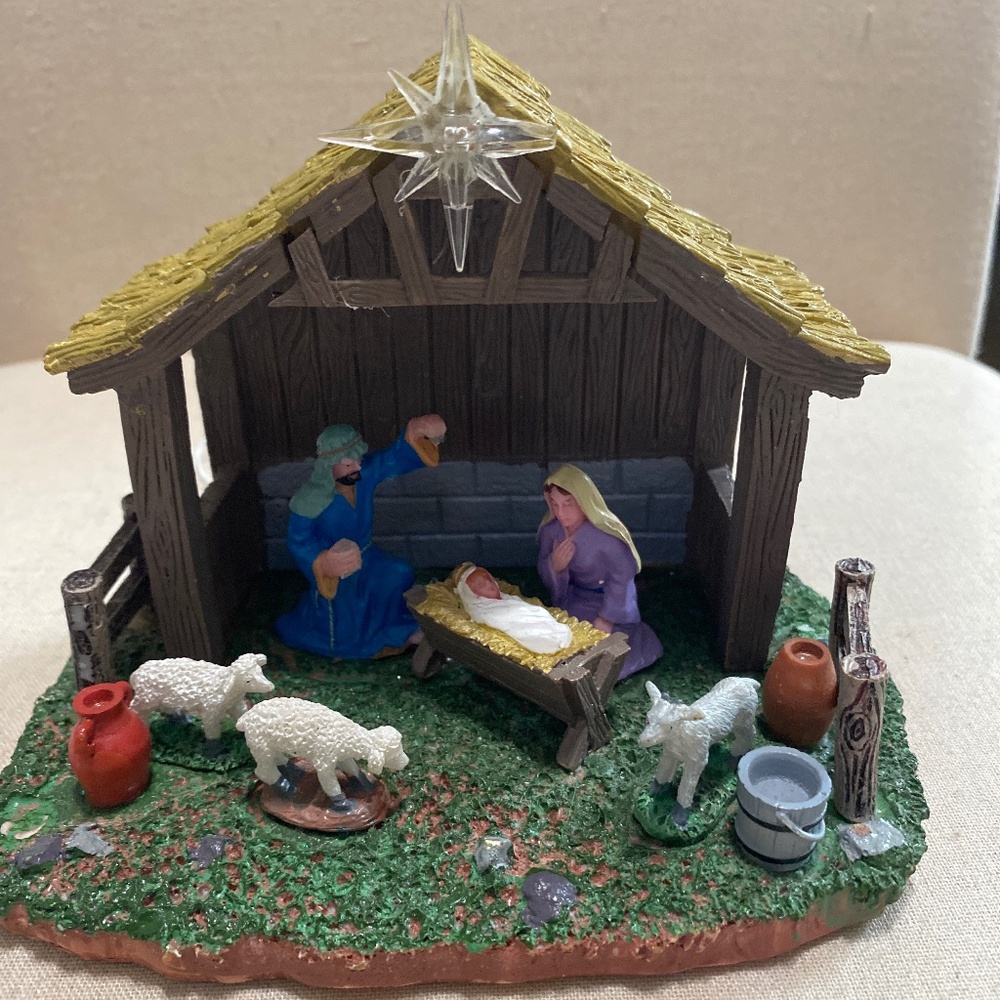 Lemax Coventry cove nativity scene in box battery operated Jesus god religion - Picture 1 of 6